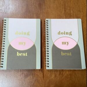 Caliber Spiral Notebook College Ruled New 80 perforated sheets 5”x7” Bundle of 3